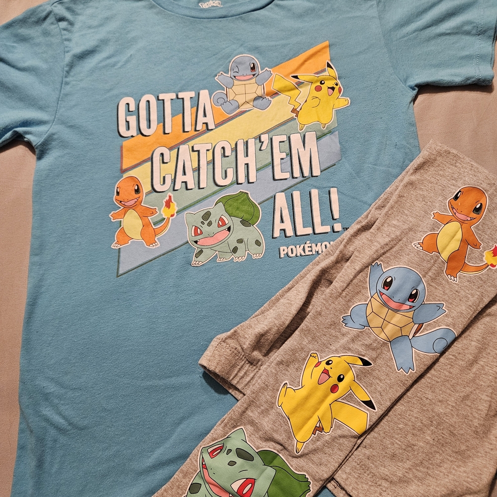 Kids Pokémon Matching Set - Blue and Gray